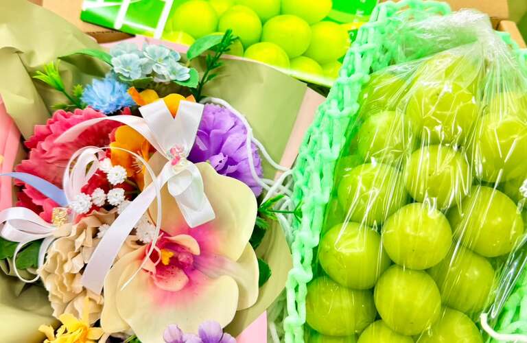 敬老の日は濃珀とお花のギフトで決まり！